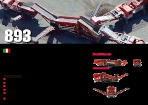 Мобилни скрининг инсталации (заводи) Terex-Finlay 893