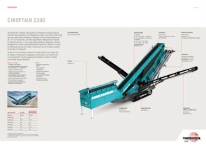 Мобилни скрининг инсталации (заводи) Powerscreen Chieftain 2200