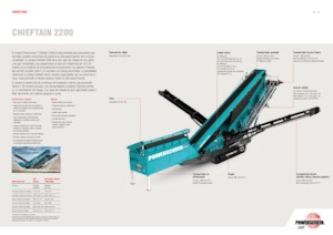 Мобилни скрининг инсталации (заводи) Powerscreen Chieftain 2200