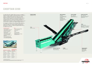 Мобилни скрининг инсталации (заводи) Powerscreen Chieftain 2200