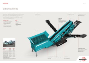 Мобилни скрининг инсталации (заводи) Powerscreen Chieftain 600