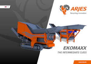 Мобилни скрининг инсталации (заводи) Arjes EKOMAXX 800