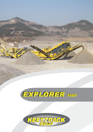 Мобилни скрининг инсталации (заводи) Keestrack Explorer 1500