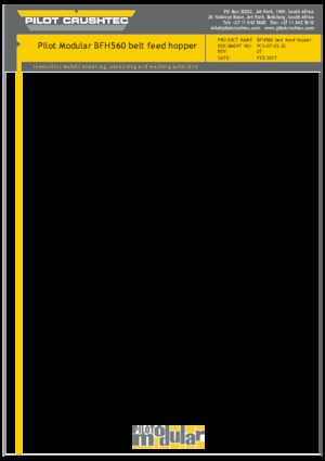 Мобилни скрининг инсталации (заводи) Pilot Crushtec GFH560