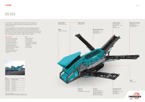 Мобилни скрининг инсталации (заводи) Powerscreen H5163