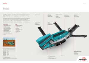 Мобилни скрининг инсталации (заводи) Powerscreen H6203
