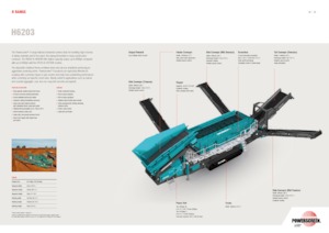 Мобилни скрининг инсталации (заводи) Powerscreen H6203