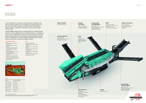 Мобилни скрининг инсталации (заводи) Powerscreen H6203
