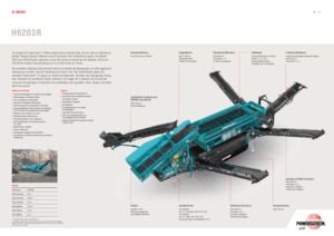 Мобилни скрининг инсталации (заводи) Powerscreen H6203R