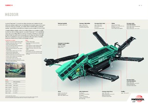 Мобилни скрининг инсталации (заводи) Powerscreen H6203R