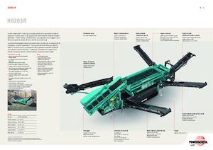Мобилни скрининг инсталации (заводи) Powerscreen H6203R