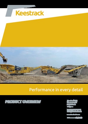 Мобилни скрининг инсталации (заводи) Keestrack C3