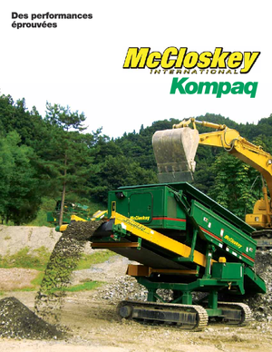 Мобилни скрининг инсталации (заводи) McCloskey Kompaq
