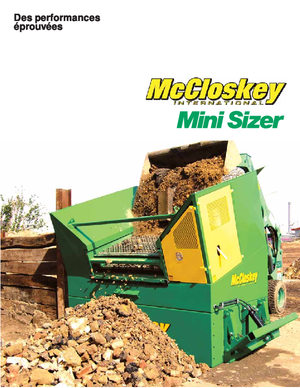 Мобилни скрининг инсталации (заводи) McCloskey MiniSizer