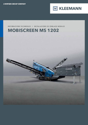 Мобилни скрининг инсталации (заводи) Kleemann MS 1202