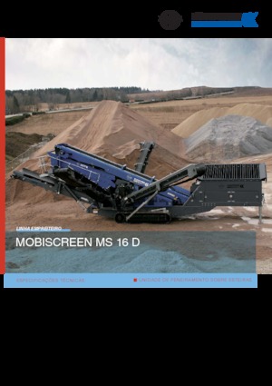 Мобилни скрининг инсталации (заводи) Kleemann MS 16 D