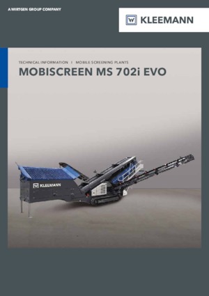 Мобилни скрининг инсталации (заводи) Kleemann MS 702i EVO