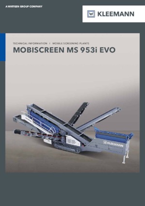 Мобилни скрининг инсталации (заводи) Kleemann MS 953i EVO