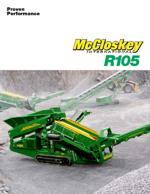 Мобилни скрининг инсталации (заводи) McCloskey R105