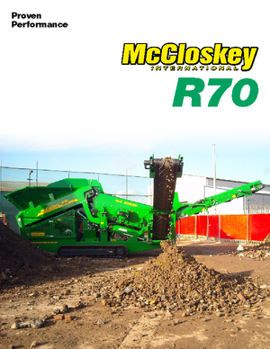 Мобилни скрининг инсталации (заводи) McCloskey R70