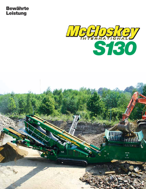 Мобилни скрининг инсталации (заводи) McCloskey S130 3-Deck