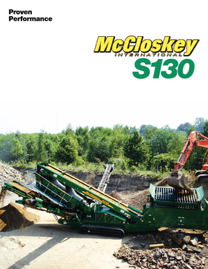 Мобилни скрининг инсталации (заводи) McCloskey S130 2-Deck