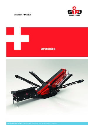 Мобилни скрининг инсталации (заводи) Gipo GS 155/2