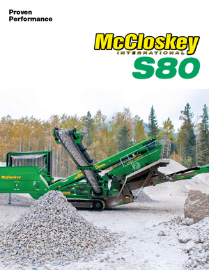 Мобилни скрининг инсталации (заводи) McCloskey S80