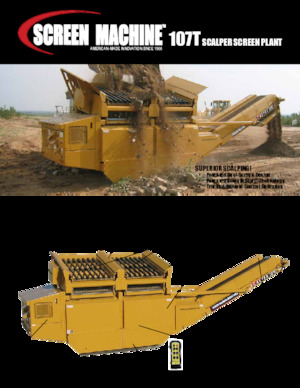 Мобилни скрининг инсталации (заводи) Screen Machine Industries  Scalper 107T