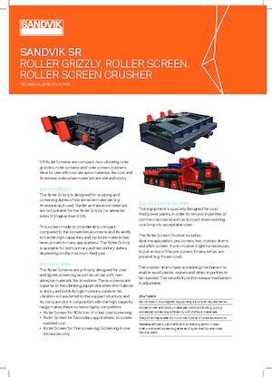 Мобилни скрининг инсталации (заводи) Sandvik SR2131