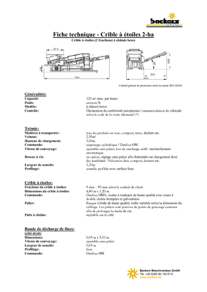 Мобилни скрининг инсталации (заводи) Backers 2-ha