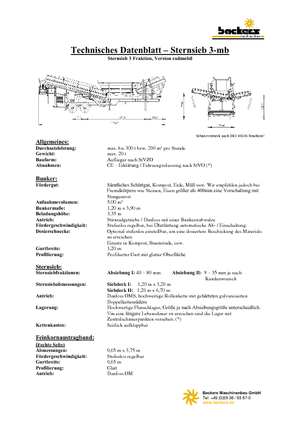 Мобилни скрининг инсталации (заводи) Backers Sternsieb 3-mb