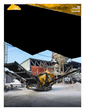 Мобилни скрининг инсталации (заводи) IROCK  TS-409