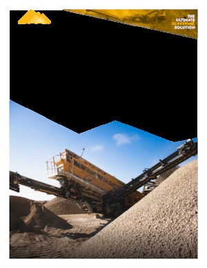 Мобилни скрининг инсталации (заводи) IROCK  TS-514 TD