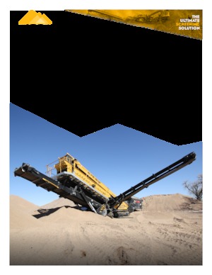 Мобилни скрининг инсталации (заводи) IROCK  TS-520 TD