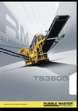 Мобилни скрининг инсталации (заводи) Rubble Master TS3600