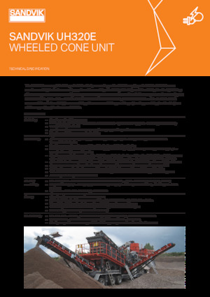 Мобилни скрининг инсталации (заводи) Sandvik UH320E