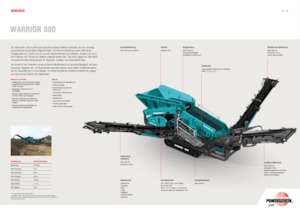 Мобилни скрининг инсталации (заводи) Powerscreen WARRIOR 800