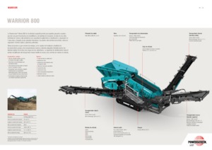 Мобилни скрининг инсталации (заводи) Powerscreen WARRIOR 800