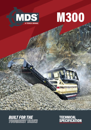 Мобилни пресевни инсталации (заводи) с барабан MDS M300 