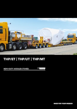 Модулно тежкотоварно ремарке Goldhofer THP/MT