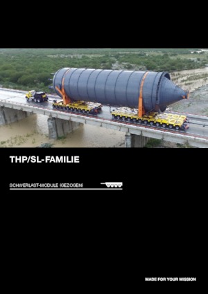 Модулно тежкотоварно ремарке Goldhofer THP/SL