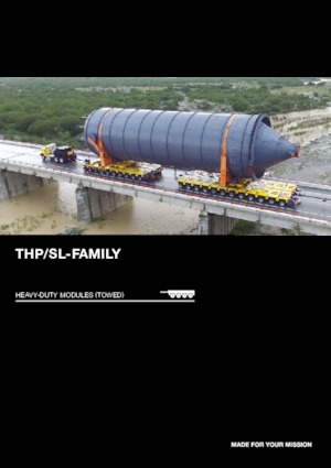 Модулно тежкотоварно ремарке Goldhofer THP/SL