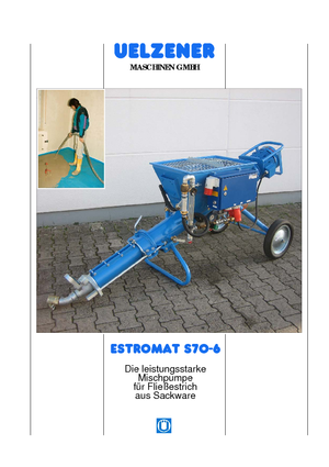 Смесителни помпи за хоросан Uelzener Estromat S 70-6