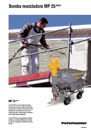 Смесителни помпи за хоросан Putzmeister MP 25 Mixit JP-WP/D5K