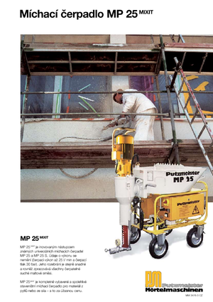 Смесителни помпи за хоросан Putzmeister MP 25 Mixit JP-WP/D5K