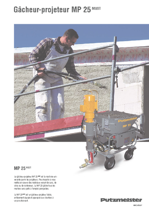 Смесителни помпи за хоросан Putzmeister MP 25 Mixit JP-WP/D5K