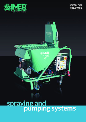 Машини за разпръскване и транспортиране на хоросан Imer Small 50 Evo