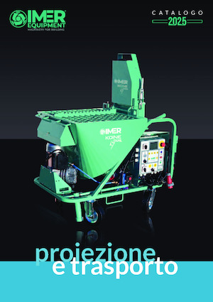 Машини за разпръскване и транспортиране на хоросан Imer Small 50 Evo