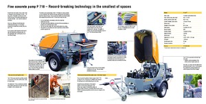 Стационарни бетонопомпи Putzmeister P 718 TD